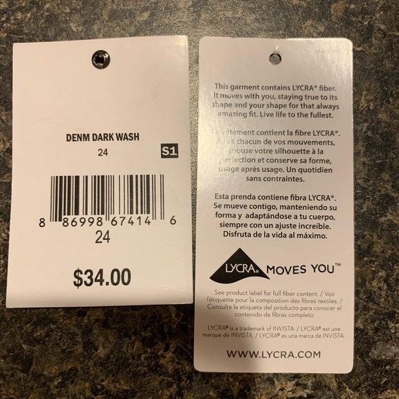 NWT Button Fly Jeans - Picture 2 of 2